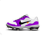 Jordan 1 OW Nike Alpha Huarache Varsity 4 Low Cleats