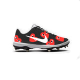 Heart Nike Alpha Huarache Varsity 4 Low Cleats