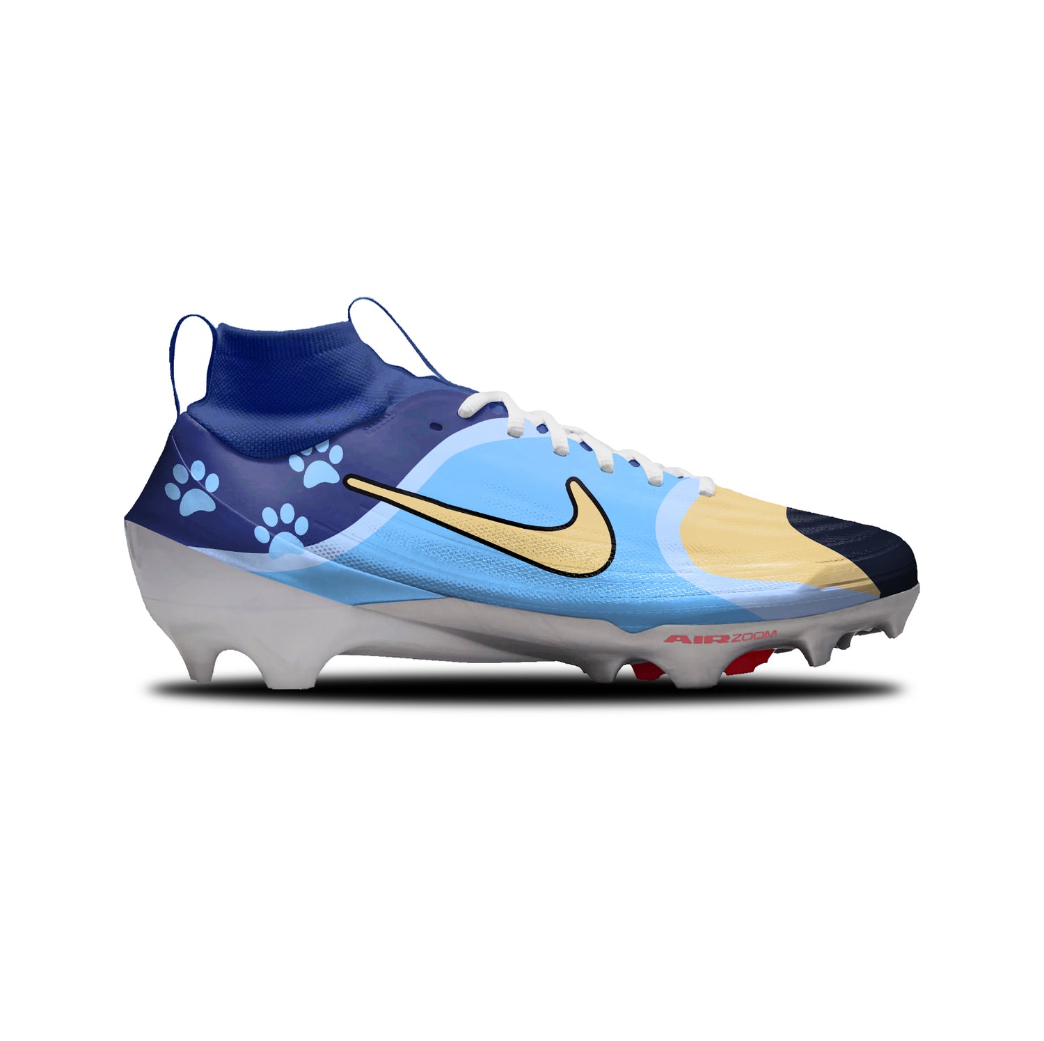 Bluey Nike Vapor Pro 1 Cleats
