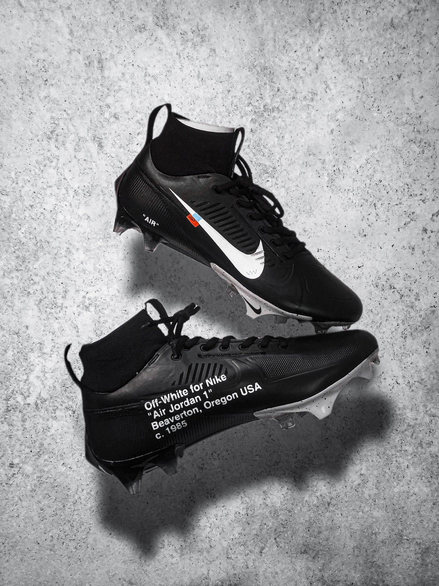 Off-White Color Rush High Football Cleats