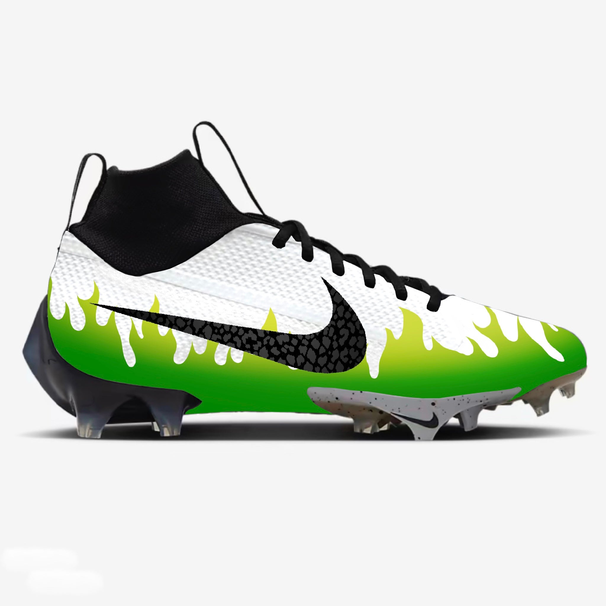 Green football cleats best sale