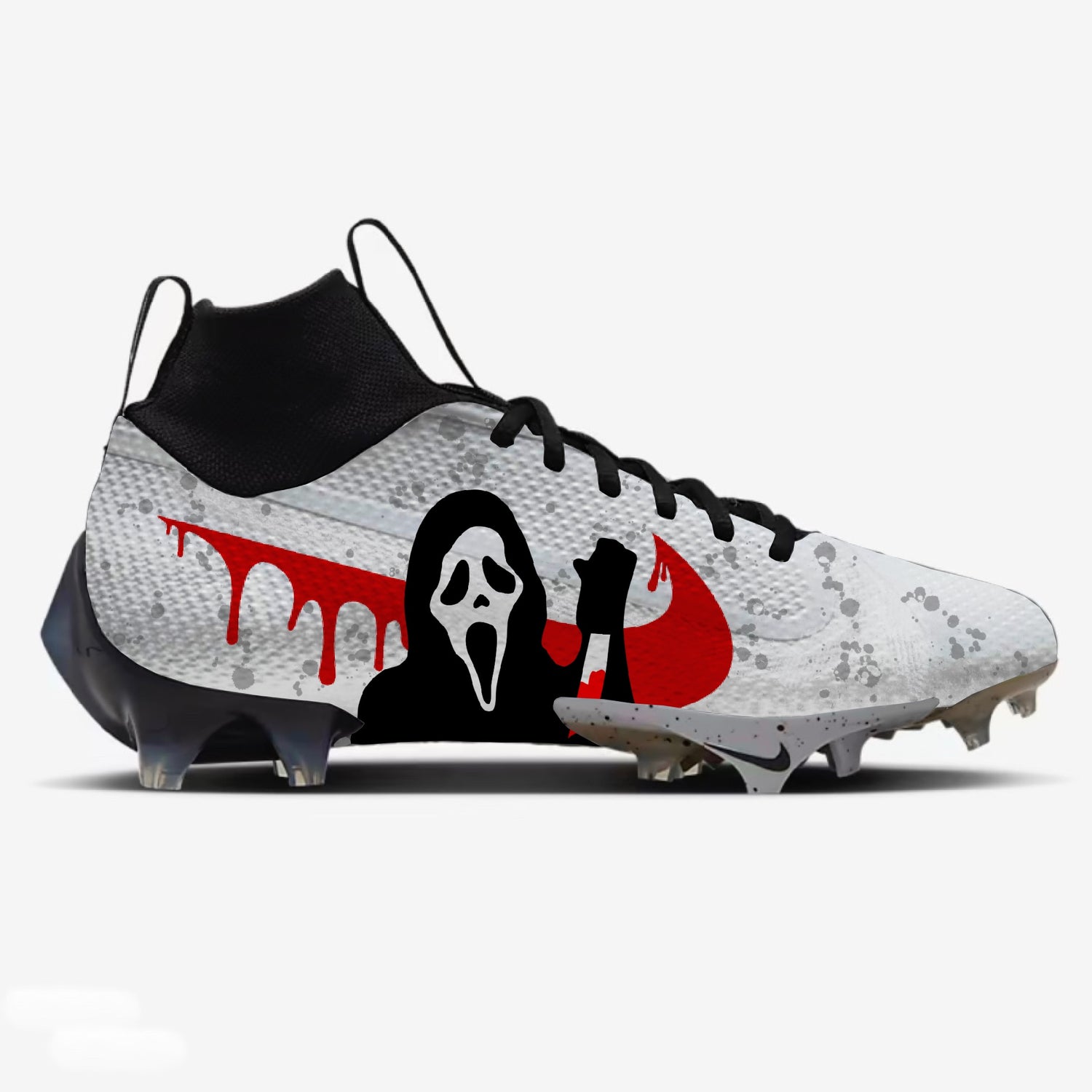 Ghost Face Nike Football Cleats