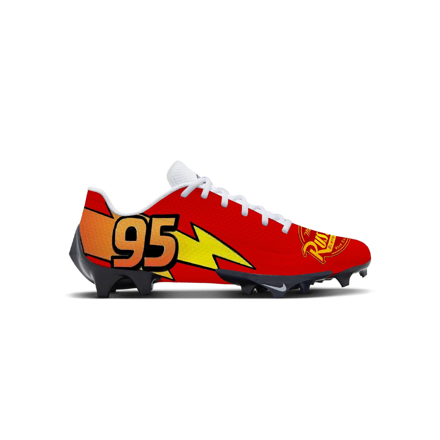 Lightning McQueen Football Cleats