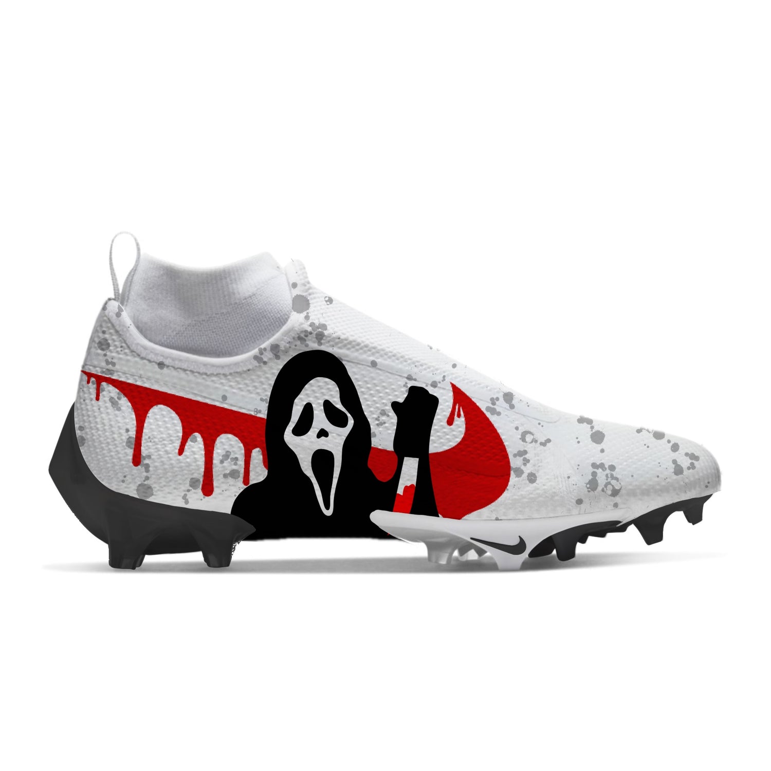 Ghost Face Nike Football Cleats