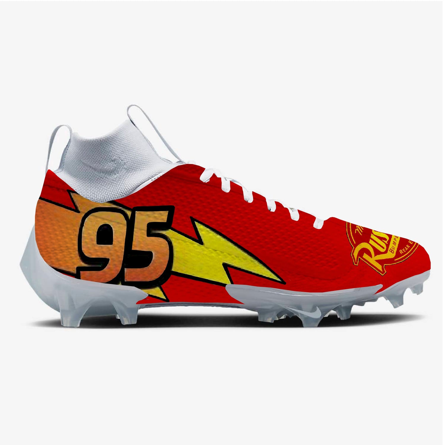 Lightning McQueen Football Cleats